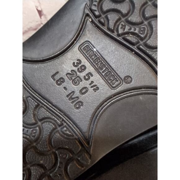 Birkenstock Madeira Black Nubuck Mary Jane Sandals Size 39 Women's 8-9 READ - Picture 7 of 13